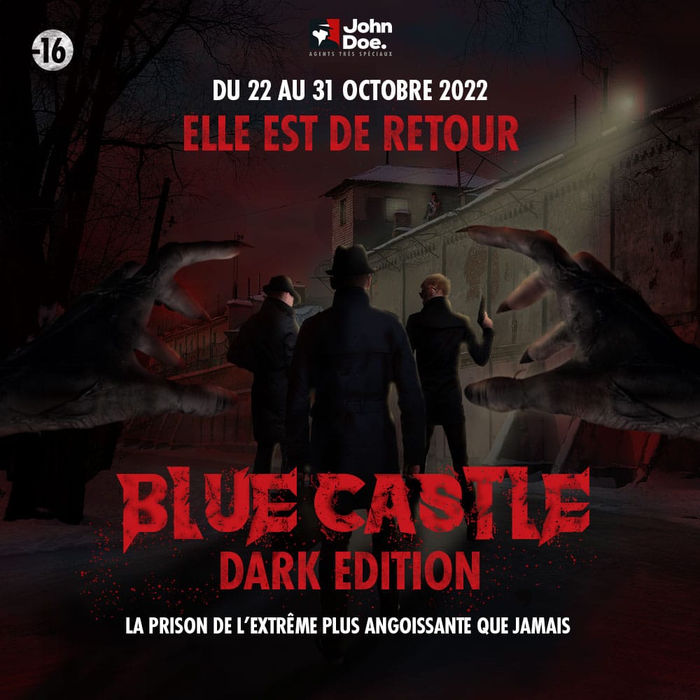 Escape Game in Bordeaux - Blue Castle Dark Edition - Escape Game John Doe